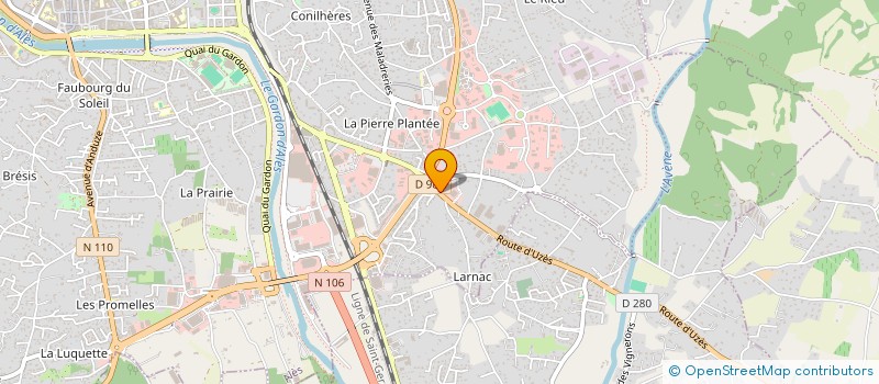 localisation de l'entreprise CAR&DECO  ALES