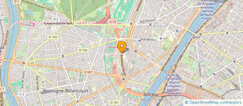 localisation de l'entreprise CAR DESIGN à PARIS