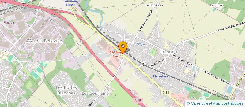 localisation de l'entreprise CAR DESIGN  PIERRELAYE