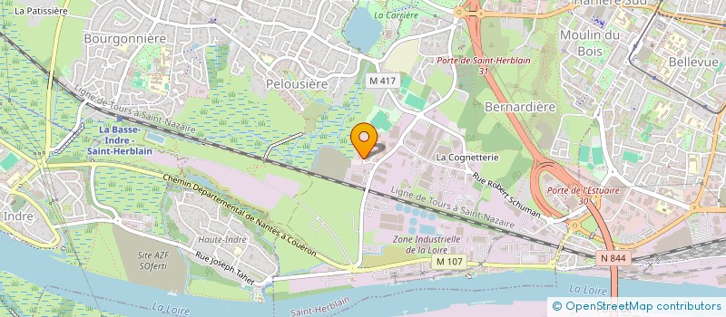 localisation de l'entreprise CAR DIRECT 44  SAINT-HERBLAIN