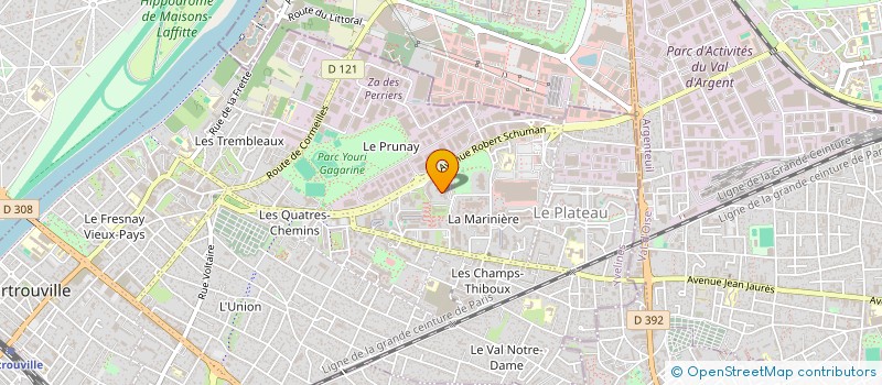 localisation de l'entreprise CAR EASY  SARTROUVILLE