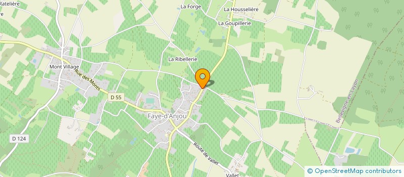 localisation de l'entreprise CAR'ECLATS  BELLEVIGNE-EN-LAYON