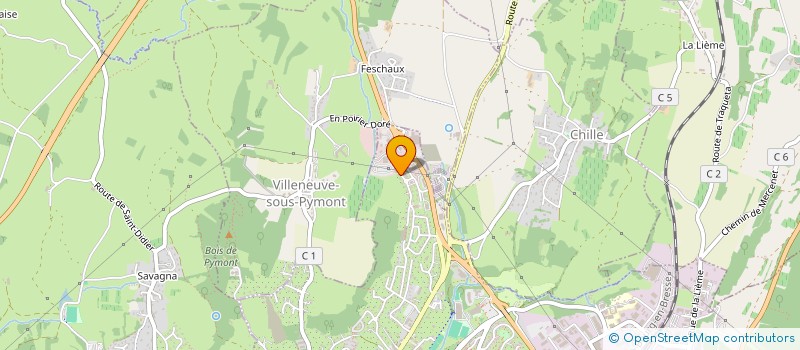 localisation de l'entreprise CAR ENTRETIEN  LONS-LE-SAUNIER