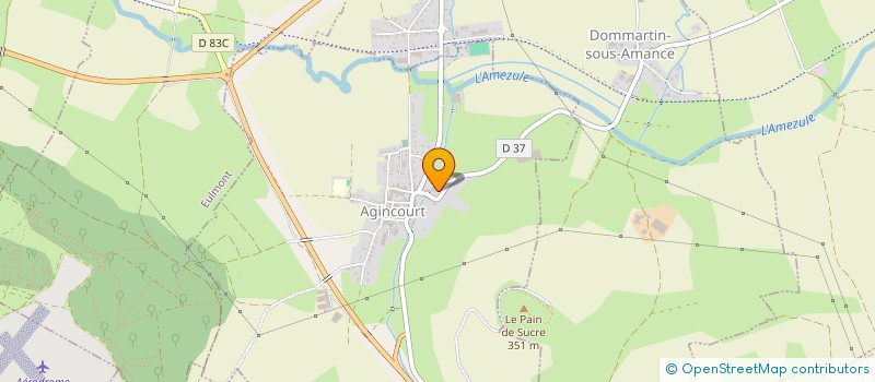 localisation de l'entreprise CAR EST  AGINCOURT