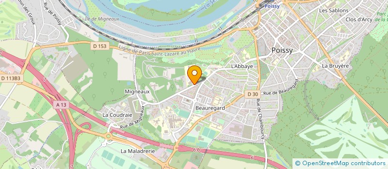 localisation de l'entreprise CAR ET SON FRANCE à POISSY