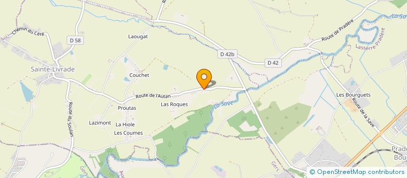 localisation de l'entreprise CAR GESTION à SAINTE-LIVRADE