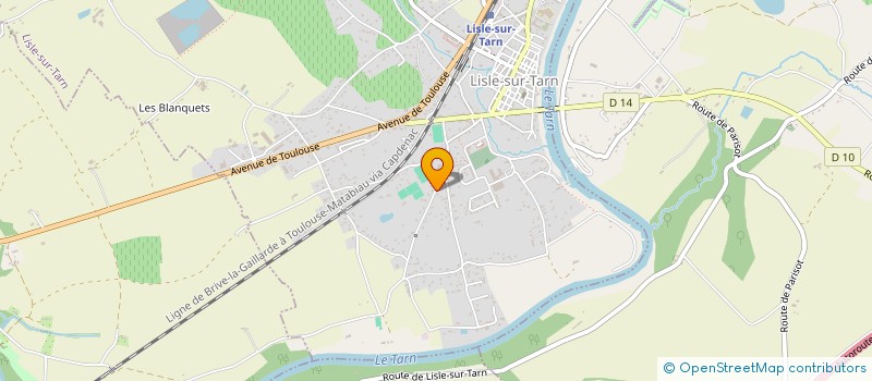 localisation de l'entreprise CAR GTS à LISLE-SUR-TARN
