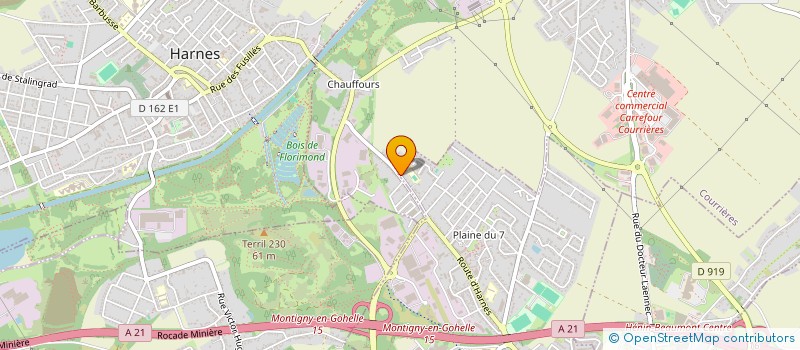 localisation de l'entreprise CAR HOUSE à MONTIGNY-EN-GOHELLE