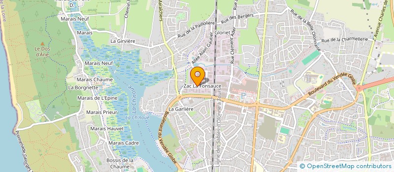 localisation de l'entreprise CAR IMPACT à LES SABLES D'OLONNE