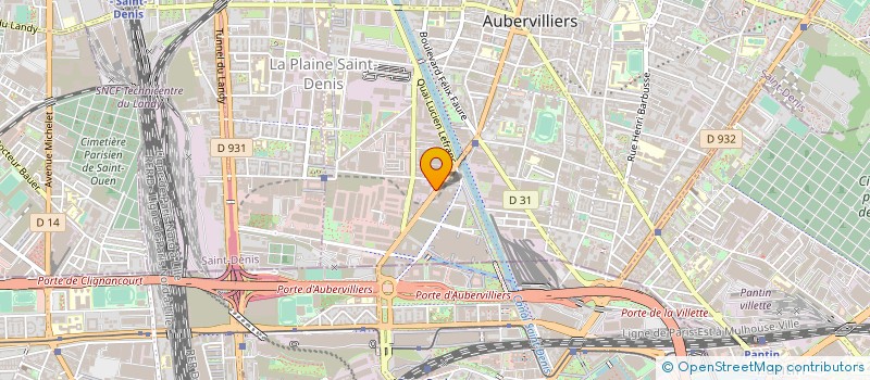 localisation de l'entreprise CAR'IN' GROUP à AUBERVILLIERS