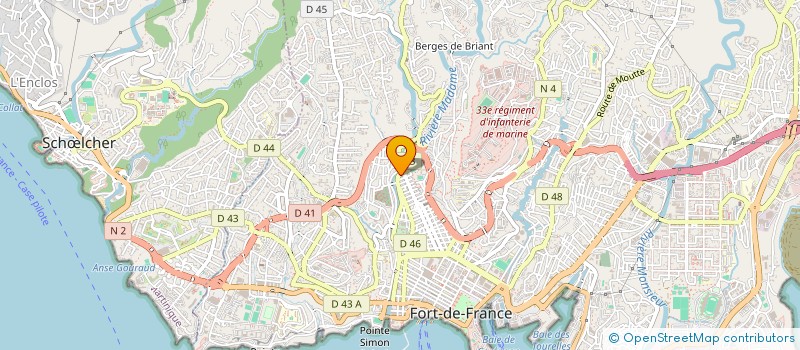 localisation de l'entreprise CAR'IN LOC  FORT-DE-FRANCE