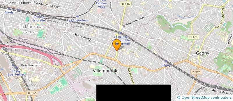 localisation de l'entreprise CAR ISSA  VILLEMOMBLE