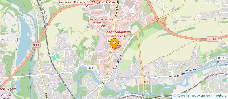 localisation de l'entreprise CAR LOCATION ANGOULEME  CHAMPNIERS