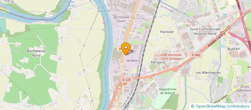 localisation de l'entreprise CAR LOISIRS 84 à LE PONTET