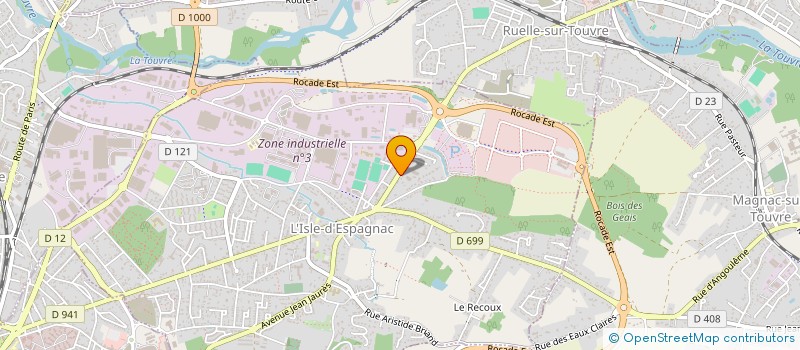 localisation de l'entreprise CAR MAG à L'ISLE-D'ESPAGNAC