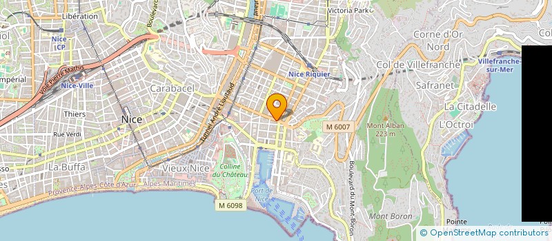 localisation de l'entreprise CAR MARKET à NICE