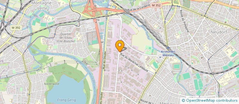 localisation de l'entreprise CAR & NET à STRASBOURG