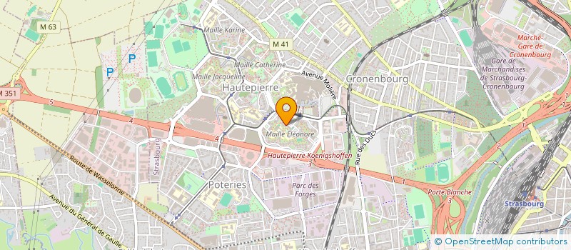 localisation de l'entreprise CAR NET à STRASBOURG