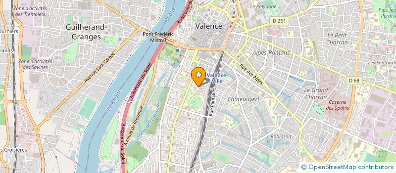 localisation de l'entreprise CAR ON LIST à VALENCE