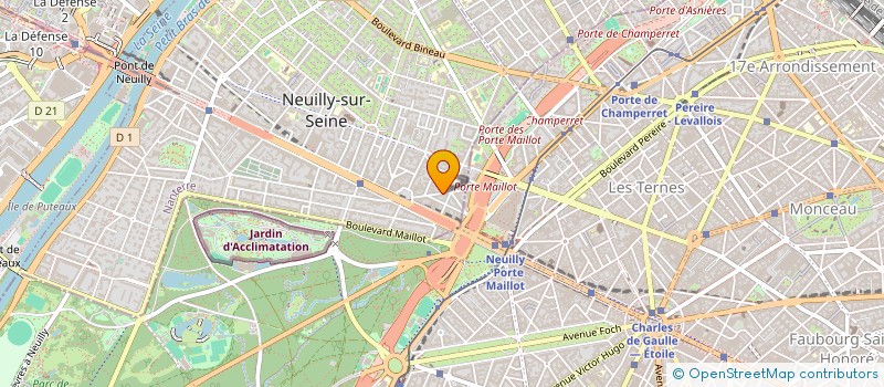 localisation de l'entreprise CAR PARKING à NEUILLY-SUR-SEINE