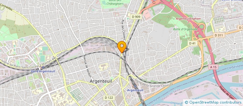 localisation de l'entreprise CAR PARTS à ARGENTEUIL