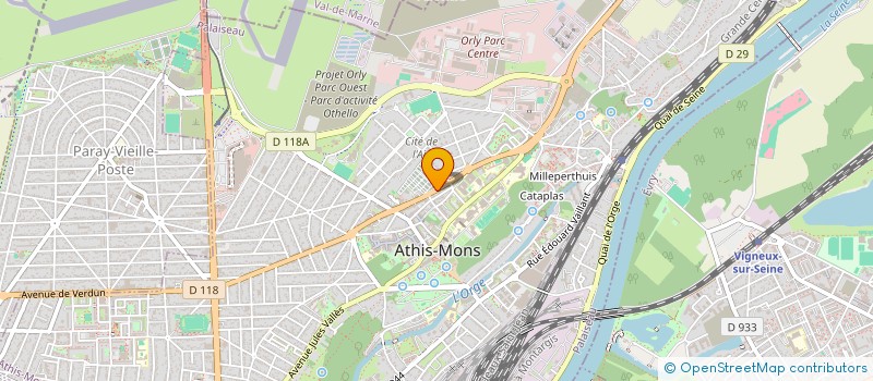 localisation de l'entreprise CAR PRESTIGE à ATHIS-MONS