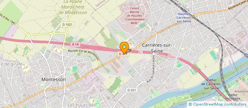 localisation de l'entreprise CAR REPAIR CONCEPT  CARRIERES-SUR-SEINE