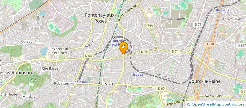 localisation de l'entreprise CAR RESEARCH & CONSULTING  FONTENAY-AUX-ROSES