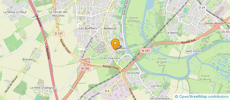 localisation de l'entreprise CAR'S MASTER  SAINTES