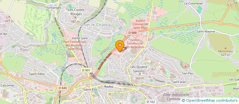 localisation de l'entreprise CAR'S SERVICES  ONET-LE-CHATEAU