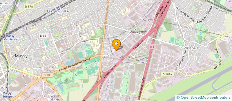 localisation de l'entreprise CAR SERVICE  ANTONY