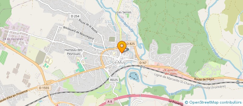 localisation de l'entreprise CAR SERVICES H2O  LE MUY