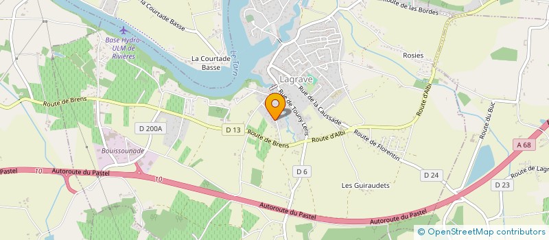 localisation de l'entreprise CAR STRIP  LAGRAVE