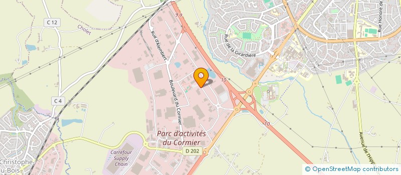 localisation de l'entreprise CAR SYST'M à CHOLET