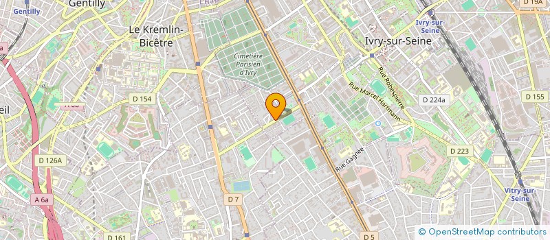 localisation de l'entreprise CAR TRANS à IVRY-SUR-SEINE
