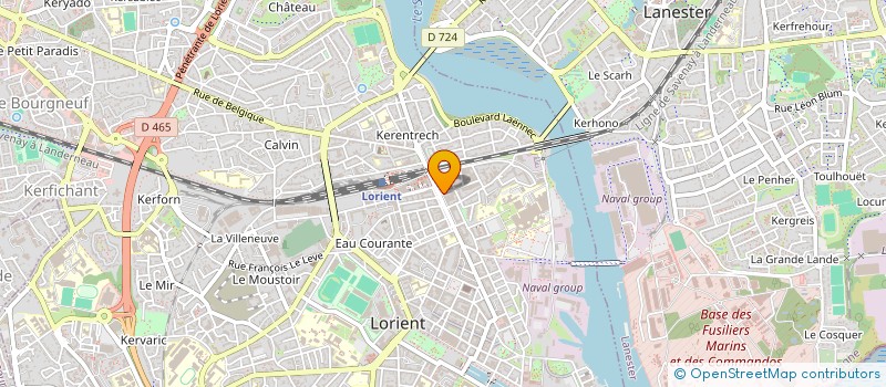 localisation de l'entreprise CAR TRANSFERT à LORIENT