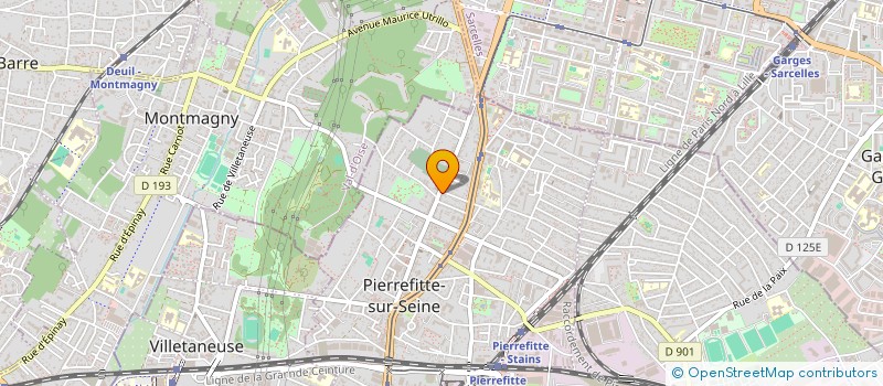 localisation de l'entreprise CAR TRANSIT EXPRESS  PIERREFITTE-SUR-SEINE