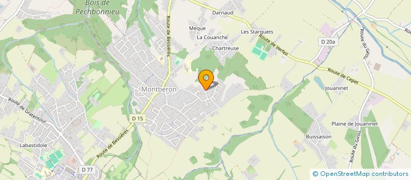localisation de l'entreprise CAR VO à MONTBERON