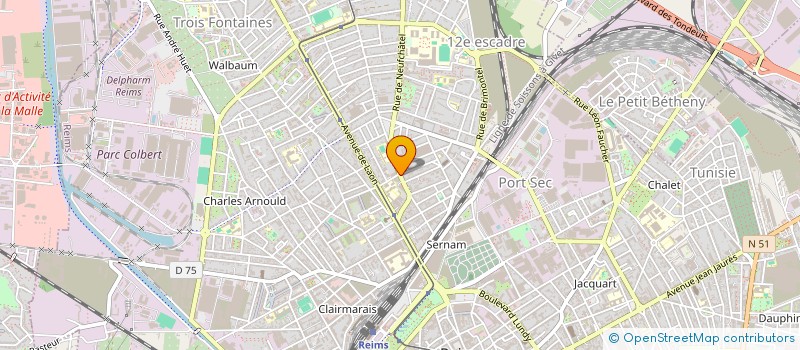 localisation de l'entreprise CAR WASH EXPRESS  REIMS