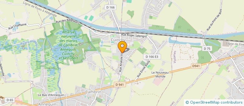 localisation de l'entreprise CAR WASH HAUBOURDIN  CUINCHY