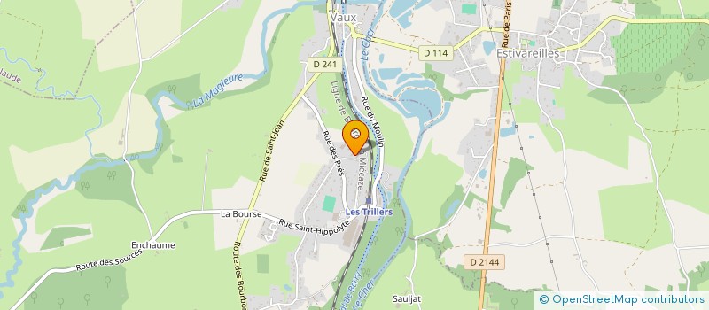 localisation de l'entreprise CAR WAYS  VAUX