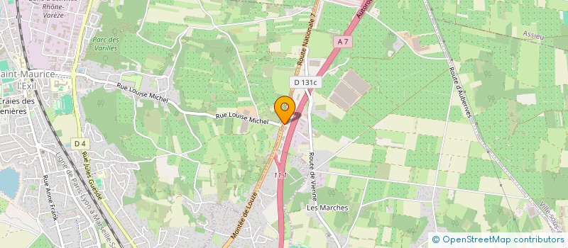 localisation de l'entreprise CAR2A  ROUSSILLON