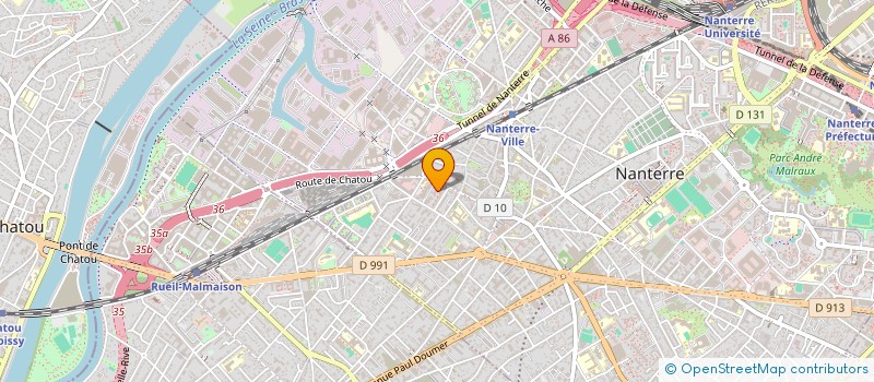 localisation de l'entreprise CAR2PLUS  NANTERRE