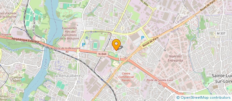 localisation de l'entreprise CAR4ME à NANTES