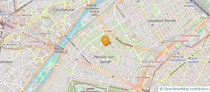 localisation de l'entreprise CARA à NEUILLY-SUR-SEINE