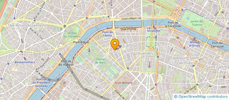 localisation de l'entreprise CARA à PARIS