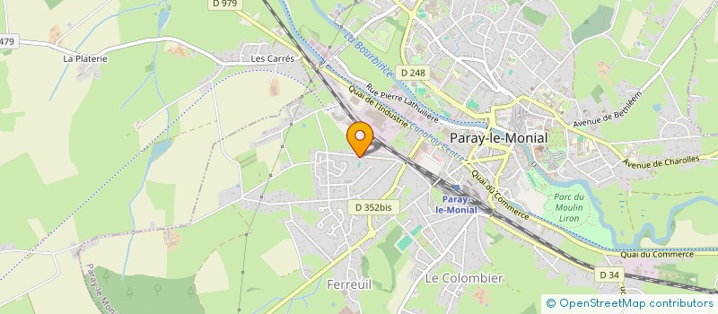 localisation de l'entreprise CARA à PARAY-LE-MONIAL
