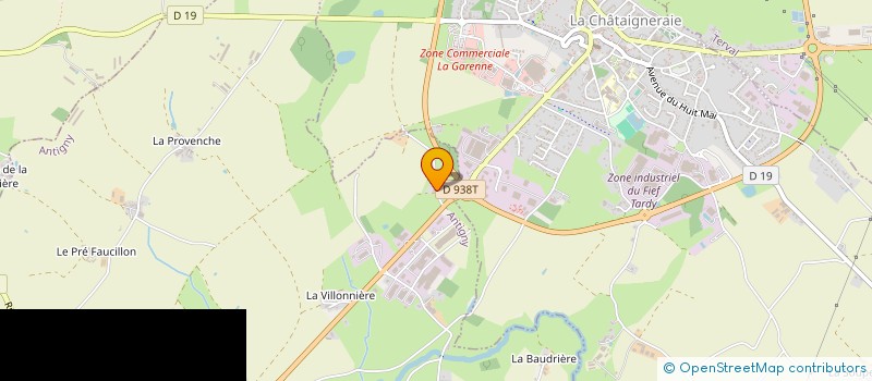 localisation de l'entreprise CARA  LA CHATAIGNERAIE