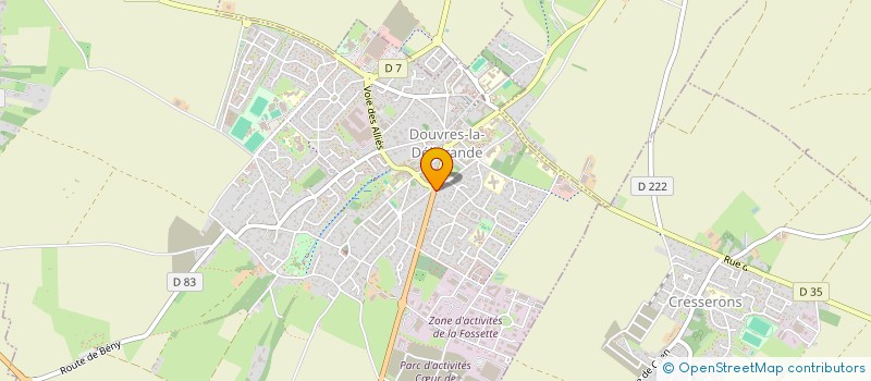 localisation de l'entreprise CARA  DOUVRES-LA-DELIVRANDE