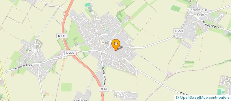 localisation de l'entreprise CARA  MATHIEU